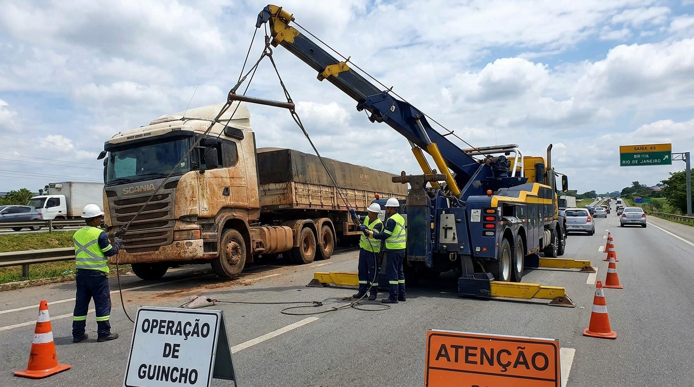 Reboque de Caminhão Baú em Feira de Santana‑BA